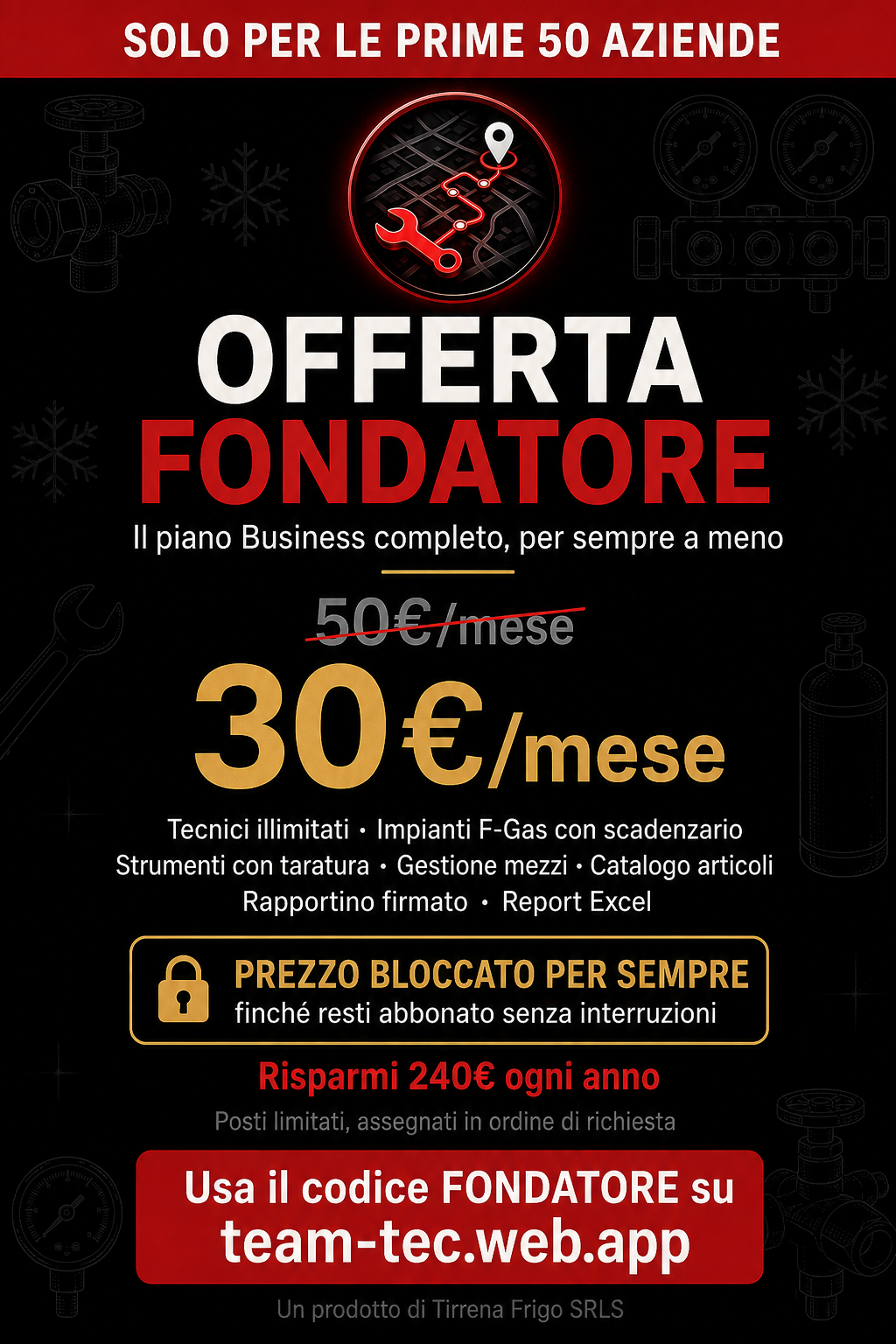 Offerta Fondatore Team Tec
